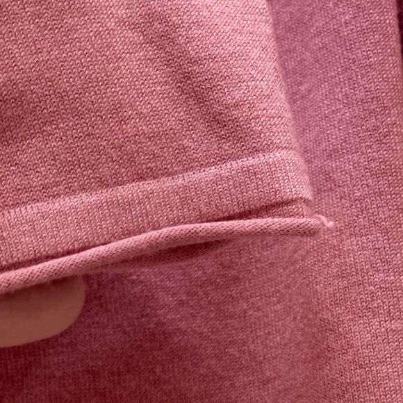 Chico's Dusty Rose, Rolled V-Neckline Pullover, Size Medium‎ - Picture 8 of 10